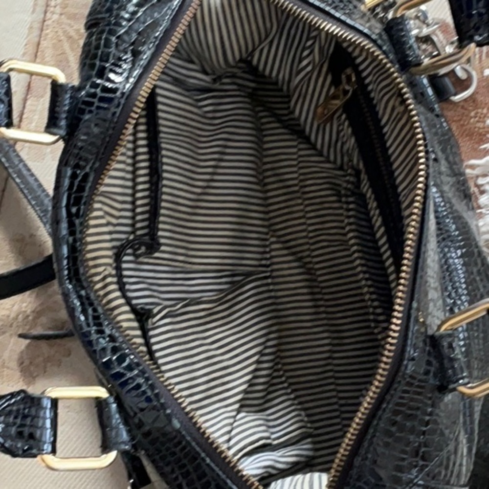 Rebecca Minkoff Black Leather Patton Purse - Picture 5 of 6